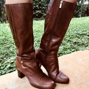 Leather Boots w/ Heel